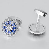 High Metal Hollow Pattern Cufflinks for Men