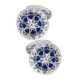 High Metal Hollow Pattern Cufflinks for Men