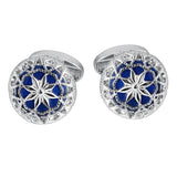 High Metal Hollow Pattern Cufflinks for Men