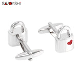 Love Lock Cufflinks Wedding Gift Jewelry