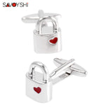 Love Lock Cufflinks Wedding Gift Jewelry