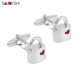 Love Lock Cufflinks Wedding Gift Jewelry