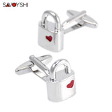 Love Lock Cufflinks Wedding Gift Jewelry