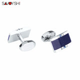 Star Stone Cufflinks for Mens Shirt High Square Cufflinks