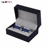Star Stone Cufflinks for Mens Shirt High Square Cufflinks