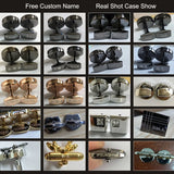 Star Stone Cufflinks for Mens Shirt High Square Cufflinks