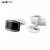 Enamel Cufflinks for Groom Mens Shirt Business Gift