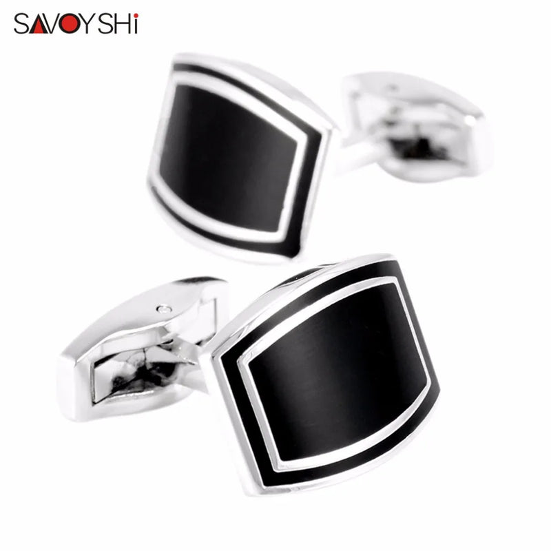 Enamel Cufflinks for Groom Mens Shirt Business Gift