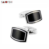 Enamel Cufflinks for Groom Mens Shirt Business Gift