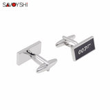 007 Logo Cufflinks Enamel Cuff links Men Jewelry