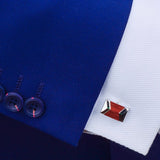 New Mens Wood Cufflinks High Square Jewelry Fine Gift