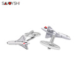 Aircraft Model Cufflinks For Mens French Shirt