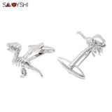 Dinosaur Cufflinks for Men Animal Cuff links Halloween Jewelry