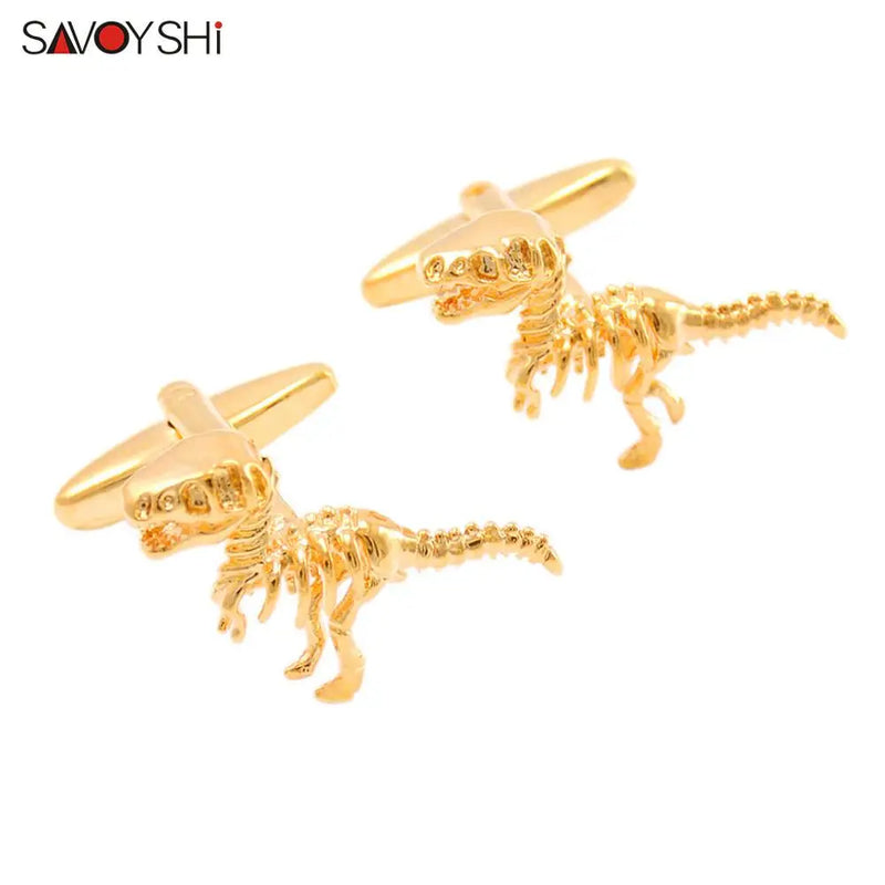 Dinosaur Cufflinks for Men Animal Cuff links Halloween Jewelry