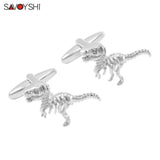 Dinosaur Cufflinks for Men Animal Cuff links Halloween Jewelry