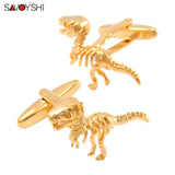 Dinosaur Cufflinks for Men Animal Cuff links Halloween Jewelry