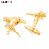 Dinosaur Cufflinks for Men Animal Cuff links Halloween Jewelry