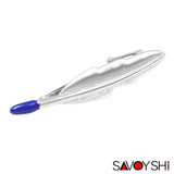 Feather Tie Clips for Necktie Clamp Wedding Gift