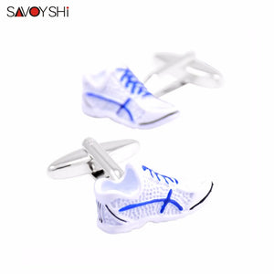 Novelty Sports Shoes Cufflinks for Mens Shirt Cuff buttons