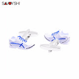 Novelty Sports Shoes Cufflinks for Mens Shirt Cuff buttons