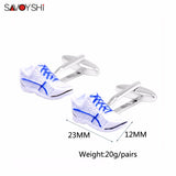 Novelty Sports Shoes Cufflinks for Mens Shirt Cuff buttons