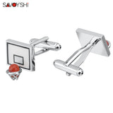 Personalized Basketball Stands Cufflinks High Mens Cuff links Wedding Gift