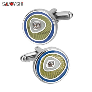 Crystal Cufflinks for Mens Tuxedo Shirt Engraved Name