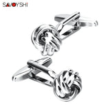 High Knot Cufflinks for Men Shirt Cuff