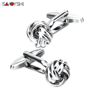 High Knot Cufflinks for Men Shirt Cuff