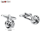 High Knot Cufflinks for Men Shirt Cuff