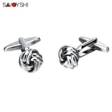 High Knot Cufflinks for Men Shirt Cuff