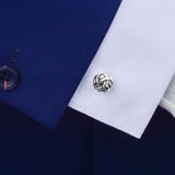 High Knot Cufflinks for Men Shirt Cuff