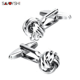 High Knot Cufflinks for Men Shirt Cuff