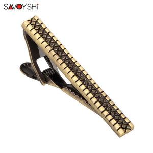 Vintage Bronze Necktie Tie Clasp Metal Tie Clip for Men Tie bar Suit Accessories