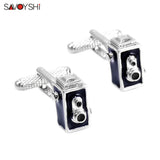 Vintage Camera Model Cufflinks for Mens High Enamel Cuff links