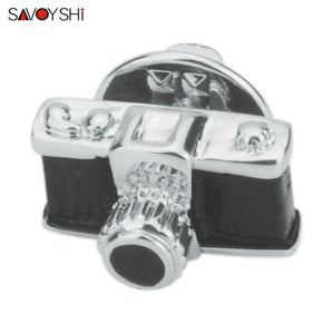 Vintage Camera Shape Men Lapel Pin Brooches Pins