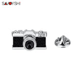 Vintage Camera Shape Men Lapel Pin Brooches Pins