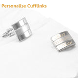 Personalized Anniversary Record Cufflinks for Men