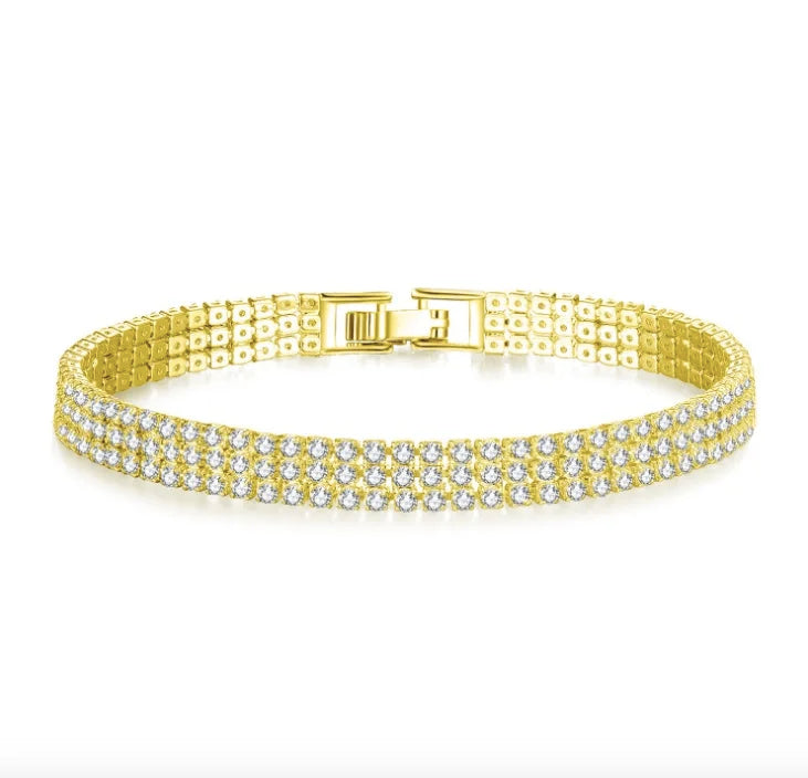 SB1 Retro Double Bell Cuff Bangle Bracelet Twist Rope Open