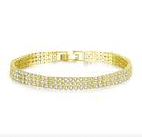 SB1 Retro Double Bell Cuff Bangle Bracelet Twist Rope Open