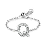 SB13 Letter Charm Chain Bracelets For Women Jewelry Gift Bangle