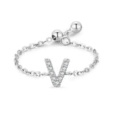 SB13 Letter Charm Chain Bracelets For Women Jewelry Gift Bangle