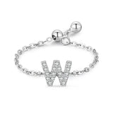 SB13 Letter Charm Chain Bracelets For Women Jewelry Gift Bangle