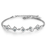 SB7 Zircon Crystal Bracelet, Roman Style
