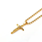 Small Jesus Pendant Necklace Pray Jewelry Stainless Steel