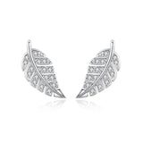 SE1 Leaf Hook Earrings Stud Earrings for Women Ear Jewelry