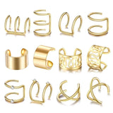 SE11 Steel Distortion Women Hoop Earrings Round
