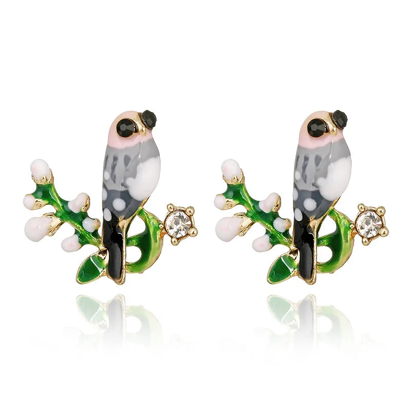 SE12 Earrings Cartoon Metal Charms Statement Earring for Women Jewelry