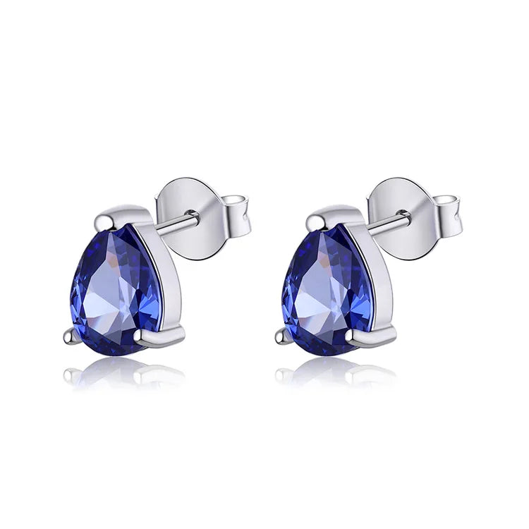 SE13 Round Rhinestone Stud Earrings Jewelry