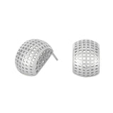 SE2 925 Silver Hoop Earrings Wedding Gift For Girls